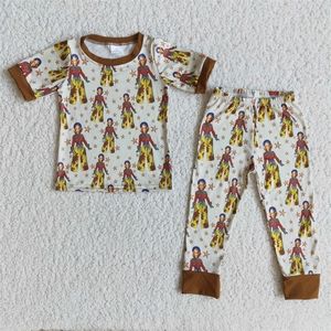 Kledingsets op maat RTS GEEN MOQ Kinderen Groothandel Kinderen Sterrenprint Outfits Peuter Boutique Jongenskleding 230909