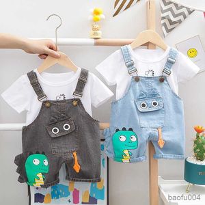 Conjuntos de ropa Conjuntos de ropa para bebés de calidad linda Conjuntos de ropa de verano para niños Trajes de mezclilla Camiseta de algodón Trajes de ropa R230718