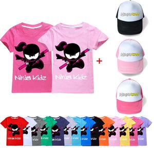 Ensembles de vêtements mignons pour bébé bébé vêtements coton ninja kidz vêtements graphiques top t-shirt à manches courtes hatl240514