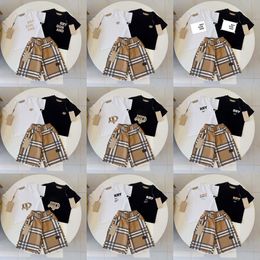 Conjunto de camiseta para niños Conjuntos de ropa de impresión de marca Diseñador Niños 2 piezas Ropa de algodón puro Bebé Niños Niña Niños Moda Appare P6Yv #