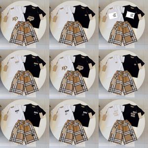 Ensembles de vêtements Ensemble d'impression de marque Designer T-shirt pour enfants Enfants 2 pièces Vêtements en coton pur Bébé Garçons Fille Enfants Mode Appare Z3Jp #
