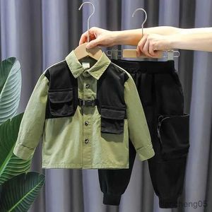 Kledingsets herfst babykleding kinderen jongens jas broek 2 stuks actieve kleding kinderoutfit jaar