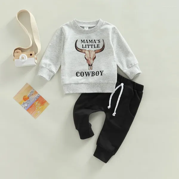 Conjuntos de ropa Fashion Fashion Otoumndler Kid Baby Boy Cloth Topic