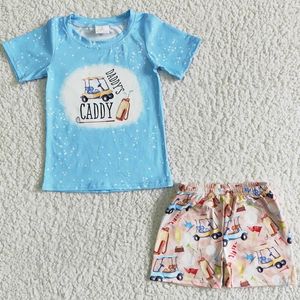 Kleding sets mode peuter jongens schattige zomer babyjongen kleren set westerse stijl groothandel kinderen kinderen outfits