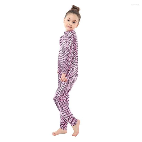 Conjuntos de ropa Fish Skinny Zentai Monos para niños Niños Bodys Baby Girls Cosplay Monos divertidos Niño Trajes de spandex de una pieza