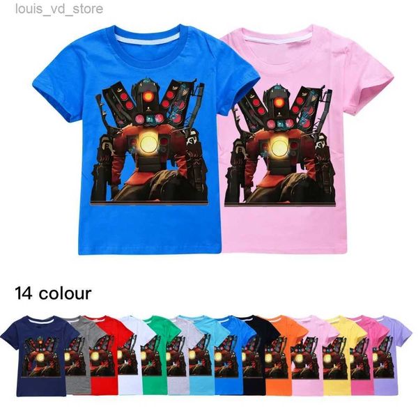 Juegos de ropa Juego skibidi toileth camiseta para niños camiseta de verano para bebés camisetas deportivas de manga corta