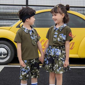 Kledingsets Meisjes Jongenskleding Camouflage trainingspakken voor meisjes T-shirt Korte kleding voor meisjes Peuter Kinderkleding