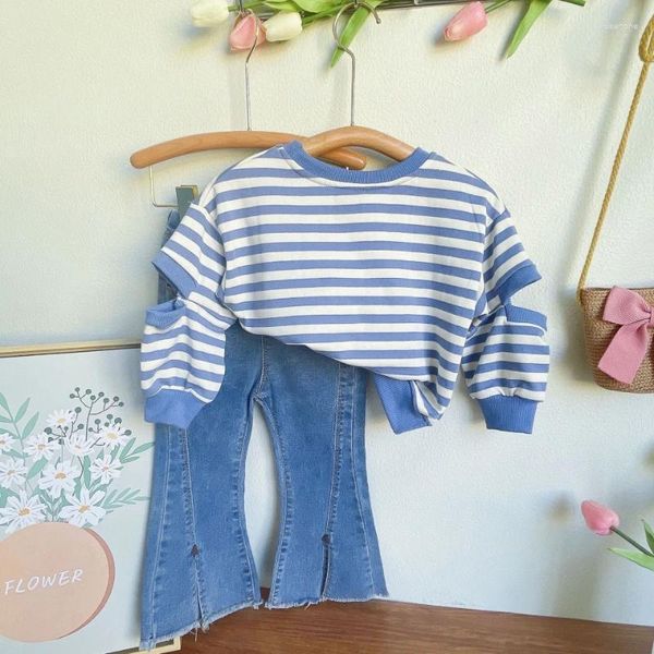 Conjuntos de ropa ropa de niña Camisa de manga larga de otoño