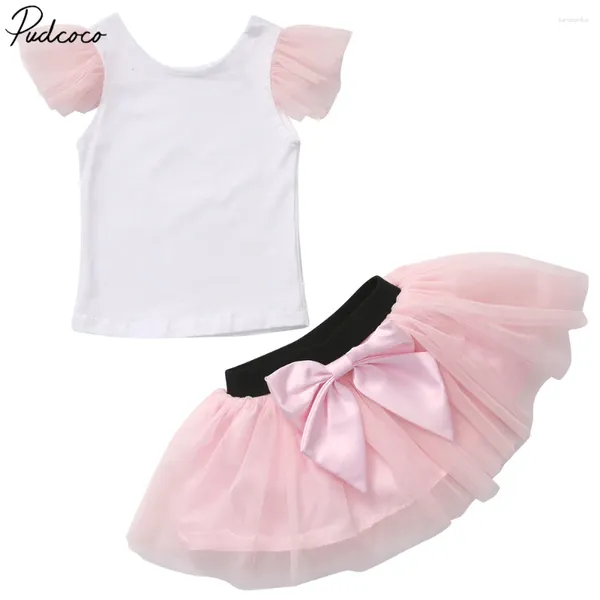 Ensembles de vêtements Helen115 Belle mère et fille T-shirt T-shirt Jupe de robe de balle 0-4 ans taille S M L XL