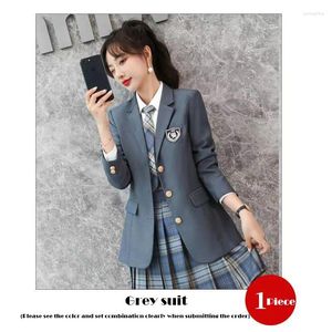 Ensembles de vêtements High End Temperament Style College JK Uniform Set pour filles Présente professeur Profession Pliped Jupe de travail Vêtements