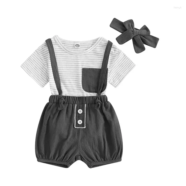 Sets de ropa para bebés infantiles trajes de verano