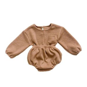 Kleding Sets Zuigeling Baby Meisjes Jongens Volledige Mouw Tops Shorts Herfst Bloomer Set Toddler Shirt Outfit