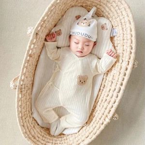 Ensembles de vêtements Combinaisons pour bébés Chapeau Combinaison Filles Garçon Unisexe Printemps Automne Onepieces Body