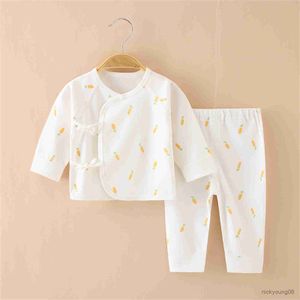 Ensembles de vêtements infantile nouveau-né barboteuse bébé garçons filles coton vêtements de nuit animaux chemisier hauts pantalon pantalon tenues ensemble enfants vêtements