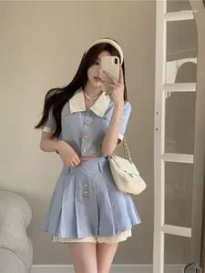 Kledingsets Japan Korea Style School Uniform Girl College Women Sexy verbeterde JK Set Two Piece