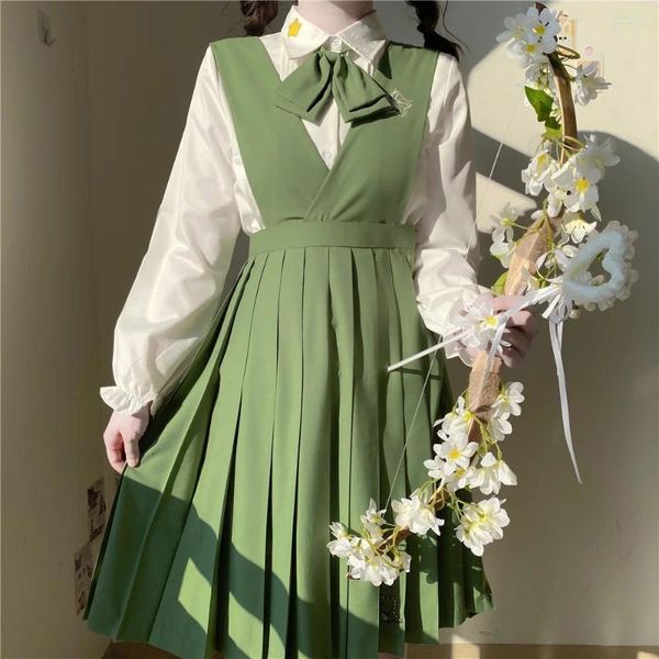 Vêtements Ensemble de robe plissée de la fille japonaise