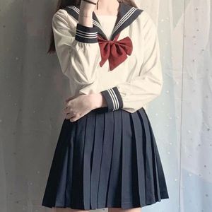 Vêtements de vêtements japonais uniforme scolaire fille jk costume sexy printemps et automne