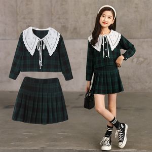 Kledingsets JK Outfit Girls passen bij Japanse Korea Korea Kleding College Middle School Uniform Costume Sailor Autumn 230317