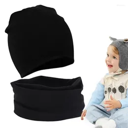 Kleding Sets Kids Beanie Hat en Scarf Winter Set Peuter voor 0-2 jaar oude babyjongens meisjes koud weer