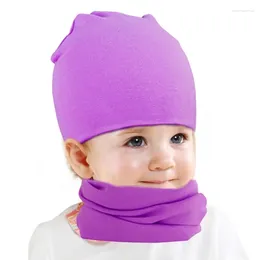 Kleding Sets Kids Beanie Hat en Scarf Winter Circle Set Toddler voor 0-2 jaar oude Baby Boys Girls