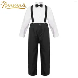 Vêtements Ensemble des enfants Garçons Gentleman Tenues à manches longues Vêtements à tout le tout