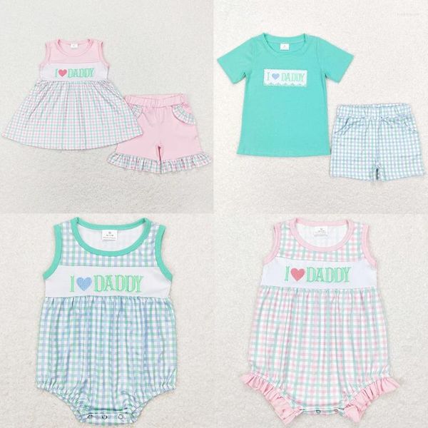 Conjuntos de ropa ropa de diseño para niños Biños pantalones cortos de verano