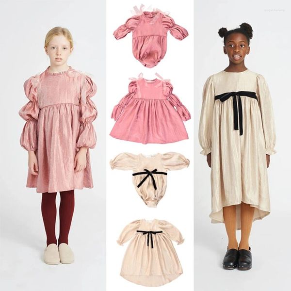 Conjuntos de ropa Niños Flash Princesa Vestido Marca Niñas Lindos Vestidos de manga larga Bebé nacido Mamelucos suaves Moda infantil Outwear Conjunto de ropa