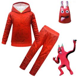 Ensembles de vêtements Enfants Jardin de Banban Costume Sweats à capuche Kawaii Vêtements pour enfants Casual Coton Automne Sweatshirts pour tout-petits garçons filles cosplay