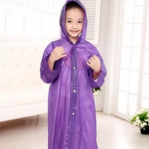 Ensembles de vêtements enfants imperméable à capuche épaissir imperméable enfants manteau de pluie clair voyage vêtements de pluie imperméables imperméables réutilisables