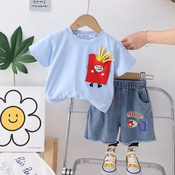 Ensembles de vêtements pour enfants été 2024 Baby Boy Clothe