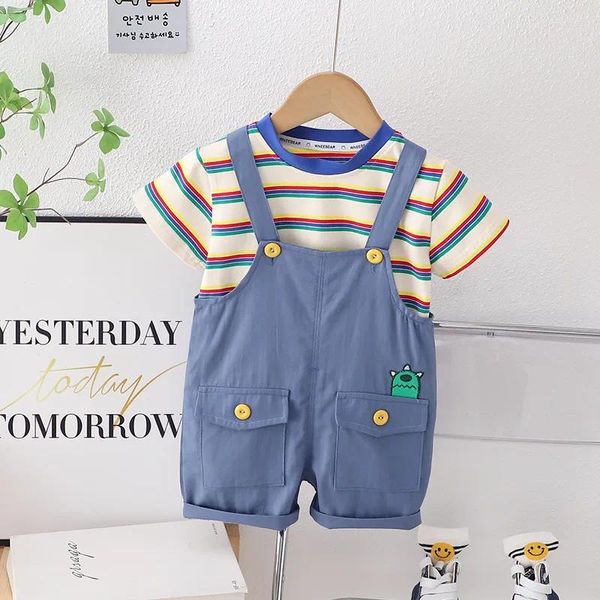 Ensemble de vêtements pour enfants été 2024 Baby Boy Clothe