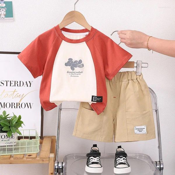 Ensembles de vêtements pour enfants été 2024 Baby Boy Clothe