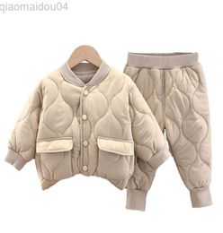 Ensembles de vêtements Kinderen Pak 2021 hiver nouveau Mode chaud Houden Dikker Lange Mouw6159089
