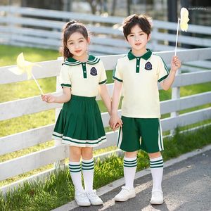 Kledingsets Kindergarten Uniform Summer Suite Kinderstijl Klasse School School Primaire sportkleding