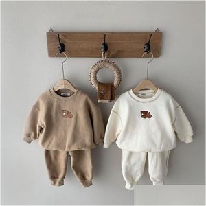 Ensembles de vêtements de luxe Designer 2pcs Baby Boy Clothes printemps pour les enfants pour enfants pour enfants pour les enfants