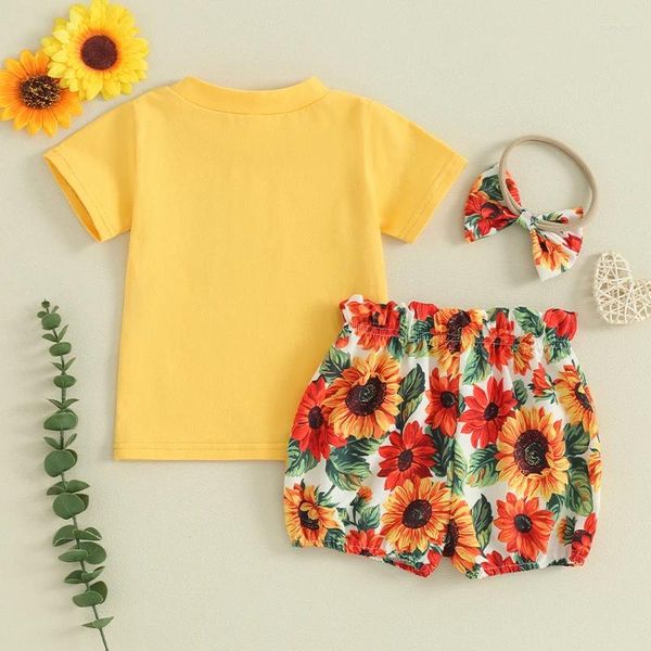 Sets de ropa Mama S Sunshine Baby Girl Summer atuendo de verano