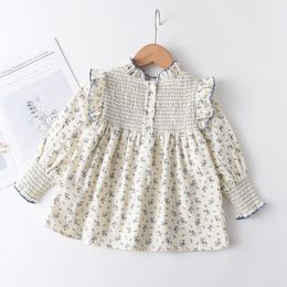 Conjuntos de ropa Menoea Girls Shirt Versión coreana de la mujer Bbaby Floral Childrens Algodón Primavera Otoño Longsleeved 230601