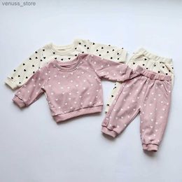 Sets de ropa Milancel Baby Clothing Juego de corazón completo para niños su traje para niños para niños