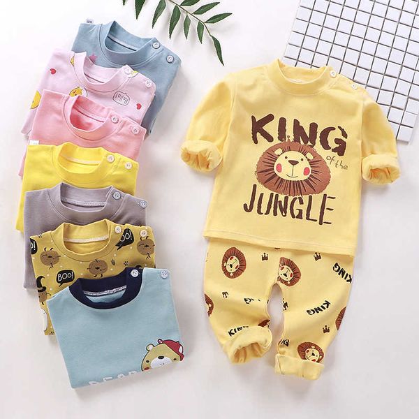 Ensembles de vêtements nouvelle marque vêtements pour bébé garçon nouveau-né à manches longues pantalon costume infantile fille dinosaure vient tenues