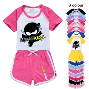 Vêtements de vêtements ninja kidz un t-shirt short sportif décontracté