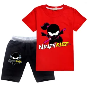 Vêtements Ensemble ninja kidz kids t-shirts shorts pyjamas bébé garçons filles vêtements de nuit