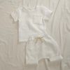 Vêtements Ensembles de vêtements de bébé en coton biologique ensemble Summer Casual Tops Shorts pour garçons Girls Unisexe Toddlers 2 pièces
