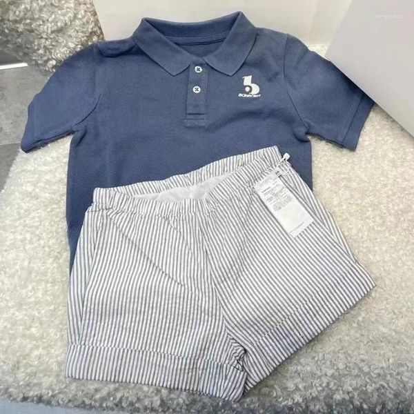 Ensembles de vêtements pré-vente (navire avril) 2024 BP Summer Boys Fashion Soft Kids Soft pour Boy Pant et Top A