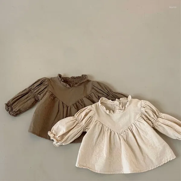 Conjuntos de ropa Princesa Baby Girls Invierno Tops para niños Cárdigan de punto Suéter Ropa de cierre lindo Cuello de muñeca Botón de ganchillo Ropa de abrigo Trajes