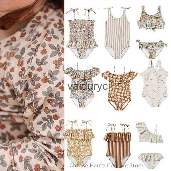 Ensembles de vêtements RC Baby Girls Summer Maillots de bain Bikini One Piece Set Marque Enfants Belle Floral Enfant Maillots de bain Sunbeach Maillot de bain 2022vaiduryc