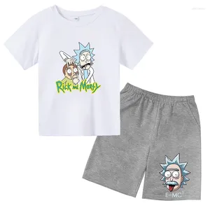 Ensembles de vêtements Rick- Prints T-shirts Ensemble pour garçons et filles Tenues d'été pour enfants 2024 Cool Stuff