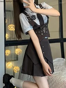 Vêtements Ensembles d'école pom-pom girl de mode kawaii fille mini automne