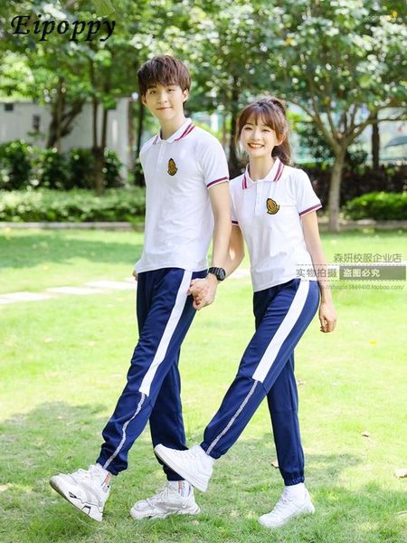 Vêtements Ensembles d'uniformes scolaires Suit Junior High Student Student Style Business Awitch Winding Spring Openyony of Sports Meet