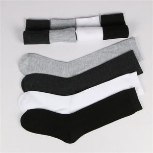 Ensembles de vêtements écolière coton bas longs JK uniformes chaussettes hautes dames sport genou mi-mollet longueur 4 couleurs