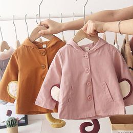 Ensembles de vêtements Patrons de couture Sweat à capuche vintage Mignon Trench Coat Hiver Filles Enfants Bébé Faire des vêtements Dessins Modèle DIY Kraft Brown PaperC